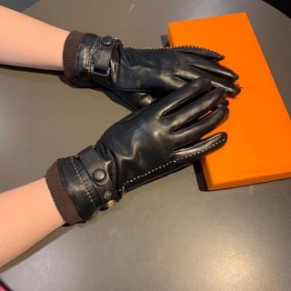 Hard to find [Hermes replica] Rare Hermes H-stitch lambskin gloves erx64235