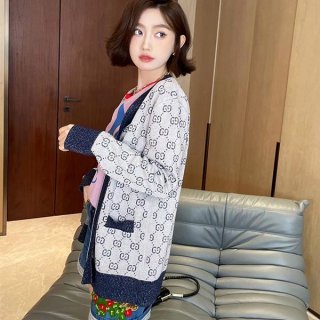No.1 Popular Gucci GG Knit Sweater Cardigan Replica gua07373