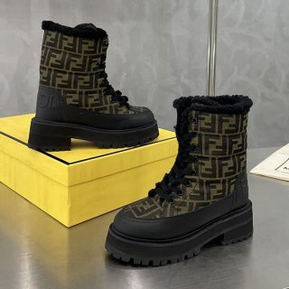 Fendi replica with tracking ★ FF motif signature long boots fek22690