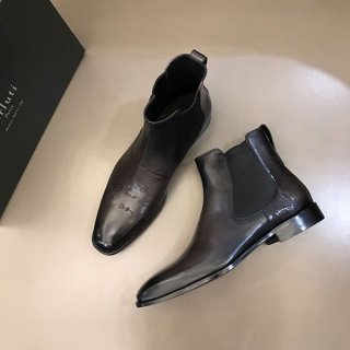 Berluti Loafers Replica Cursive Gale Scritto Loafers bej43786
