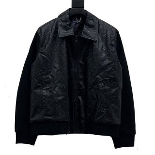 Best Price Louis Vuitton Replica Shadow Monogram Embossed Leather Blouson vud74322