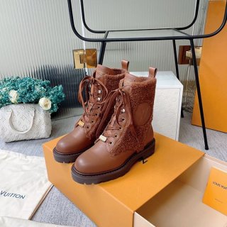 Hard to find! Louis Vuitton wool boots replica vuh55585