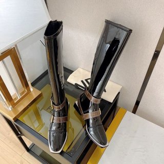 Fendi Neoprene FF Strap Boots Replica fet88946