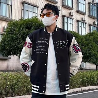★Safe shipping with tracking Louis Vuitton replica☆Jacket leather embroidery vuo78969