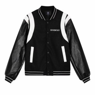 Best Price Guaranteed Givenchy Replica Wool & Leather Bomber Jacket JIZ32724