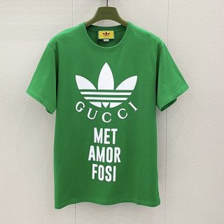 New design Adidas Gucci replica cotton jersey T-shirt short sleeve gur84691