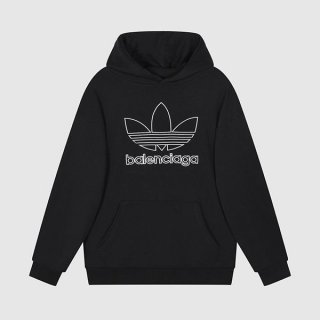 New Spring Balenciaga Hoodie Replica Black Men's 712396TNVA90377