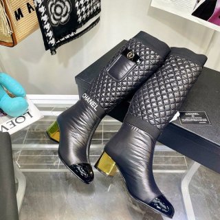 [Fashionable?] Chanel down high boots replica shv01031