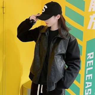 Louis Vuitton Monogram Mix Leather Blouson Fake vuo41557, loved by many celebrities