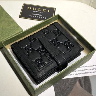 Free shipping Gucci GG quilted folding wallet replica guk72442