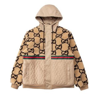 Many celebrities love the Gucci Maxi GG wool jersey jacket, fake gue18378