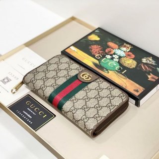 Gucci Ophidia GG Zip Around Wallet Replica guc81752