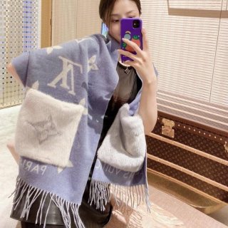 Extremely rare! Warm? {Louis Vuitton} Echarpe Cold Reykjavik Scarf M74354