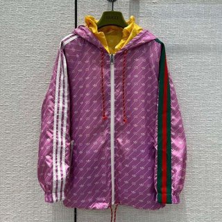 Extremely rare! Adidas x Gucci replica reversible jacket GG guc97317