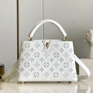 Eye-catching color Louis Vuitton Capucines bag replica M20742
