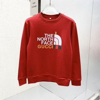 Very popular: Gucci and North Face collaboration cotton long sleeve sweatshirt gux19532