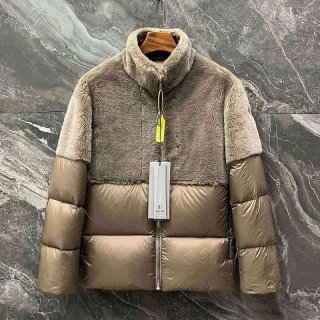 Rare Moncler x Rick Owens Replica "Coyote" Quilted Down Jacket Highly Recommended Collaboration 09N1B50401A0161250
