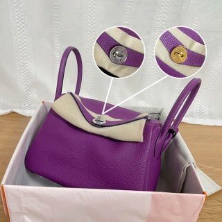 Free shipping Hermes Lindy replica 26cm Taurillon Clemence 2-tone hardware ery67958
