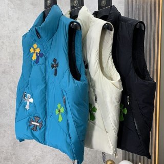 Battle for Chrome Hearts Replica Teenage Kicks Down Vest 3 Colors Kuq82421