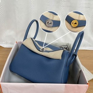 No.1 popular Hermes replica Lindy 26cm Taurillon Clemence 2-tone hardware ery82588