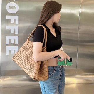 ★Popular in Japan! Bottega Veneta Cabas Large Tote Bag Leather Replica bob75991