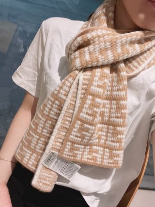 Fendi FF scarf cashmere scarf fake fek80306