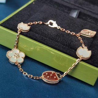 Van Cleef & Arpels Bracelet Replica★Lucky Spring Ladybug Bracelet VCARP7RR00
