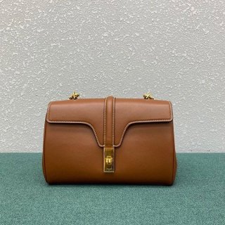 Love at first sight? Celine Teen Soft 16 Replica Smooth Calfskin Tan 196853CR404LU