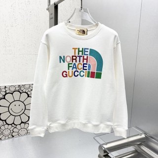 Sure to sell out: Gucci x North Face collaboration long-sleeved cotton sweatshirt, fake gup67159