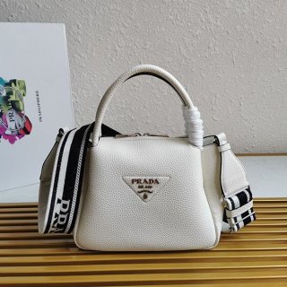 Very popular Prada shoulder bag replica leather 1BC145