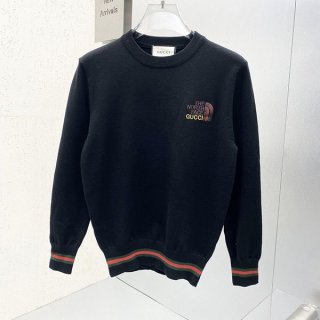 Sold out ◆ Gucci North Face ◆ Logo printed cotton long sleeve T-shirt fake guw94708