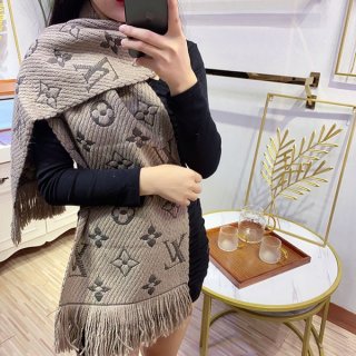 Rare color Echarpe Logomania fake Louis Vuitton scarf copy Griperle LOGOMANIA vuj58703