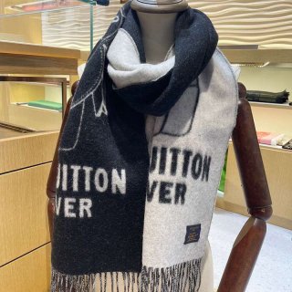 Rare and warm? Louis Vuitton cashmere tassel scarf replica vuh17272