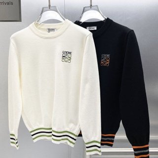No. 1 in cumulative sales! Loewe logo wool sweater copy loq26430