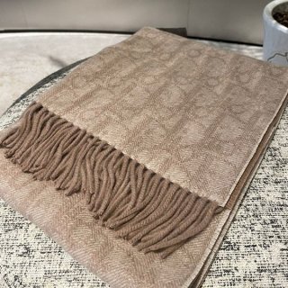 Popularity rising Dior copy 100% cashmere oblique scarf muffler dez21169