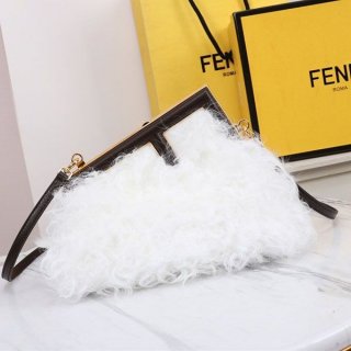 Very popular! Fendi First Small Mohair Wool Bag Replica fec18707