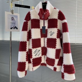 No. 1 in cumulative total sales! Louis Vuitton Jacquard Damier Blouson Heather Garnet Replica 1A9M7T