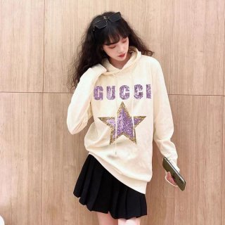 Eye-catching color Gucci cotton jersey fake sweatshirt guo43819