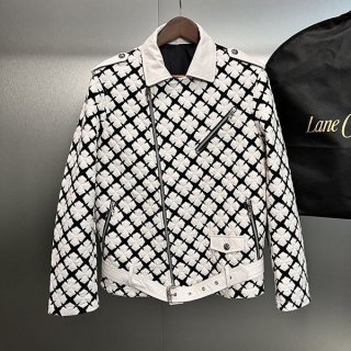 Very popular!! New color Chrome Hearts leather jacket CH copy Kub88796