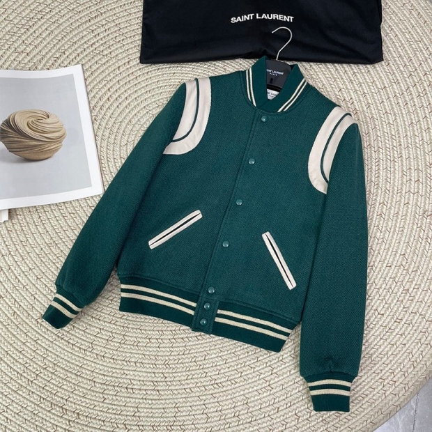 Popularity rising ★ Saint Laurent jacket replica ★ Teddy men's bomber? 354718Y180W