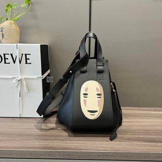 Sold out Loewe x Ghibli replica No-Face Hammock bag small (classic calf) A538S35X36
