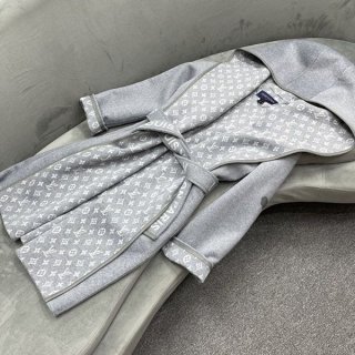 Cute Louis Vuitton Monogram Long Coat Replica vuy27671
