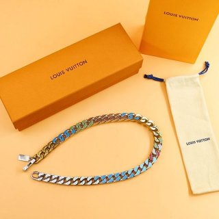 New Louis Vuitton Necklace Replica Links Pastel vut48664