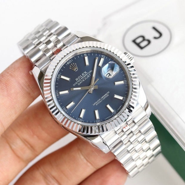 No customs duties Rolex replica watch Datejust 41mm Blue Men's 126334