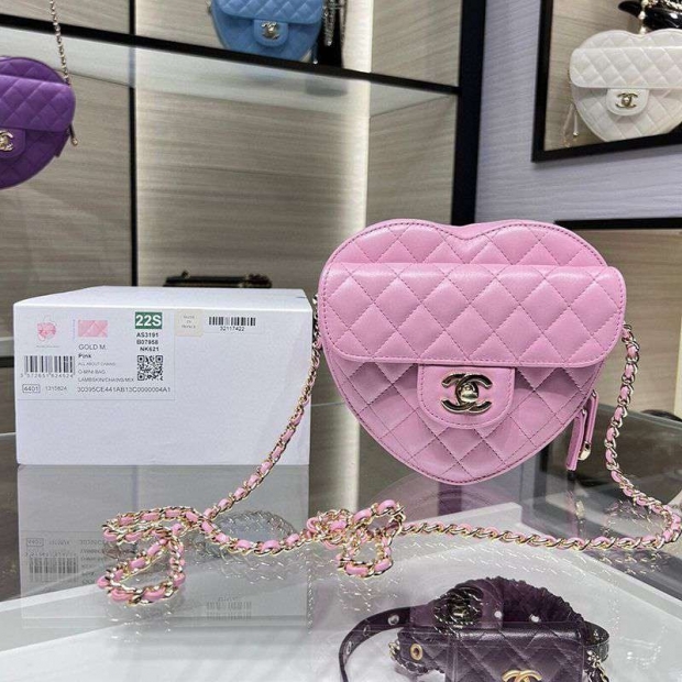 Very popular! Cute? Chanel Heart Shoulder Bag Replica AS3191Y