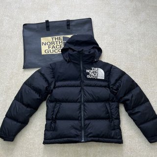 The rapidly growing popularity of Gucci x North Face fake two-tone down jacket Nok48369