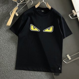 ★Popular in Japan! Fendi Jersey Short Sleeve T-Shirt Copy fel69730