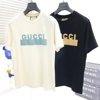 Gucci White T-shirt Copy Cotton 2 Colors guf64851