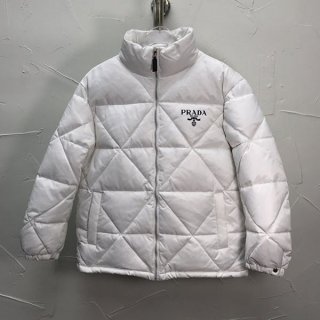 Popular all over the world? Prada Men's White Down Jacket Replica PUF21659