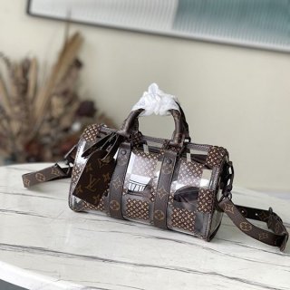 Very popular!! New color Louis Vuitton copy Keepall 25 Damier Monogram M20872